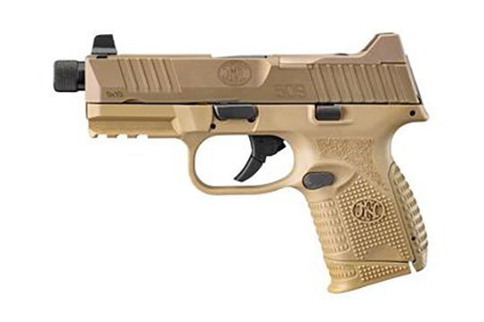 FN America FN 509 Compact Tactical Tactical  9mm luger FLAT DARK EARTH Semi Auto Pistols FNMRC-O5JUE6HJ 845737012656