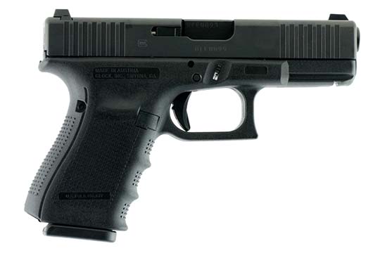 Glock G19 Gen 4 9mm Luger Black Frame