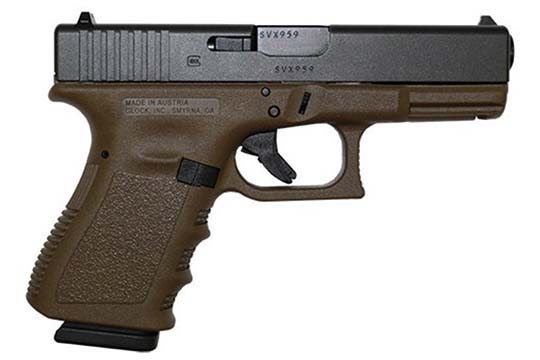 Glock G23 Gen 4 .40 S&W Flat Dark Earth Cerakote Frame