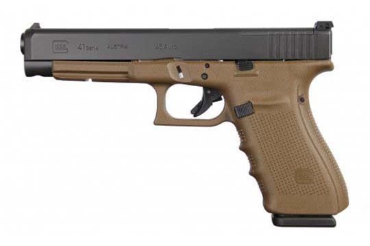 Glock G41 Gen 4 MOS .45 ACP Flat Dark Earth Cerakote