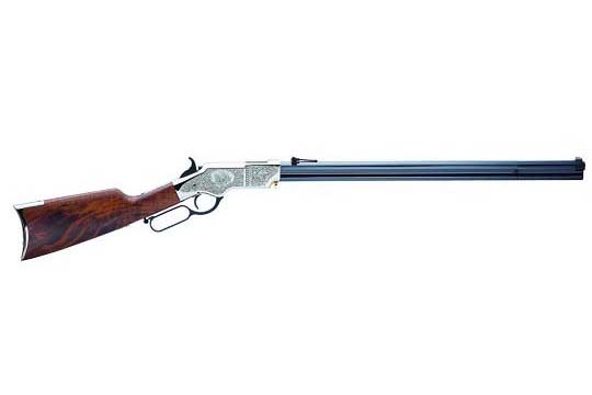 Henry Repeating Arms New Original Silver Deluxe Engraved .44-40 Win. Nickel Plated Receiver
