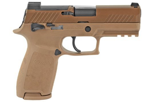 Sig Sauer P320 M18 9mm luger Coyote Tan PVD Frame