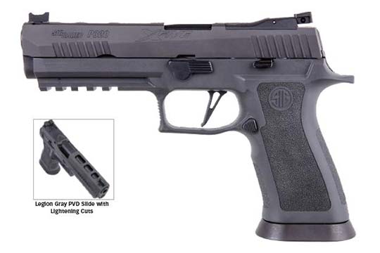 Sig Sauer P320 XFive Legion 9mm Luger Legion Gray PVD Frame