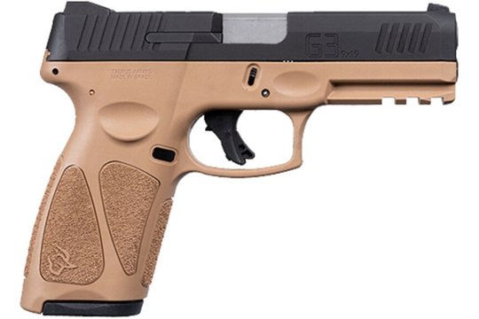 Taurus G3 Two Tone  9mm Luger Flat Dark Earth Frame